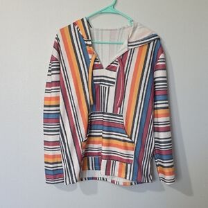 Colorful Striped Hoodie